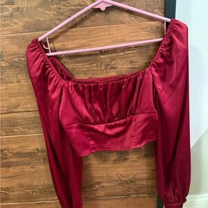 Satin Corset Top